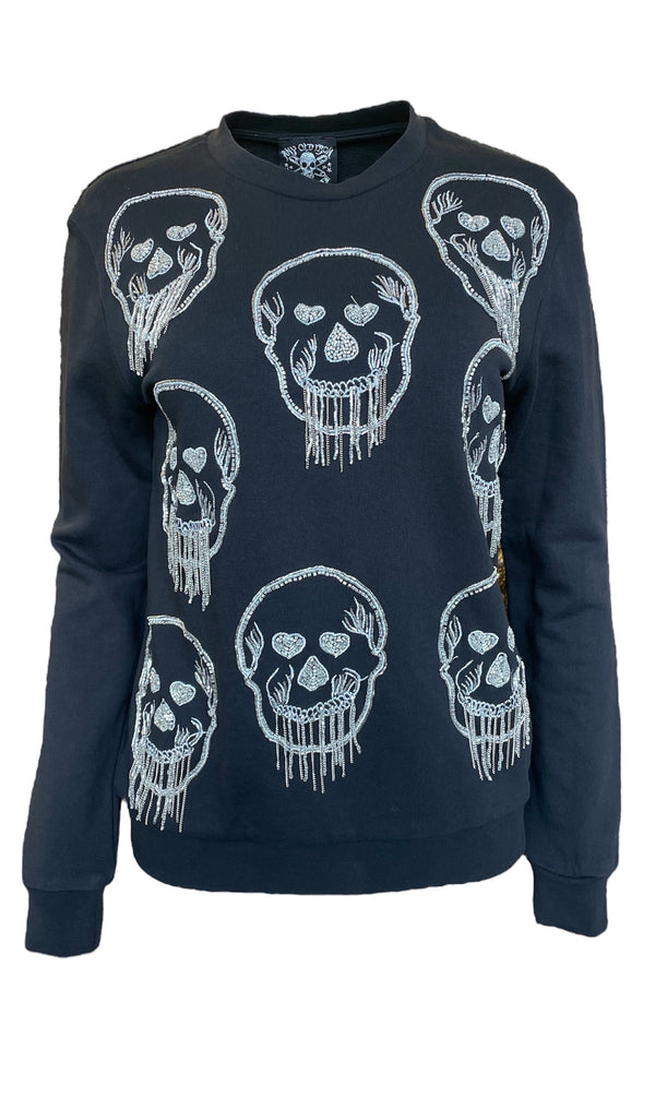 Any Old Iron Men's Skull Fringe Sweatshirt