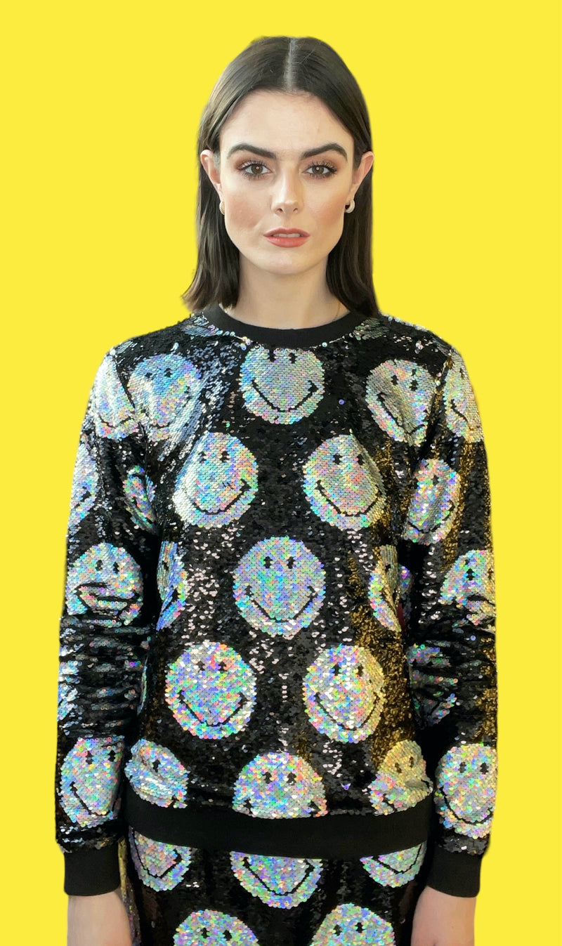 Any Old Iron x Smiley Iridescent Sweatshirt