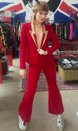 Any Old Iron Red Velvet Rebel Suit