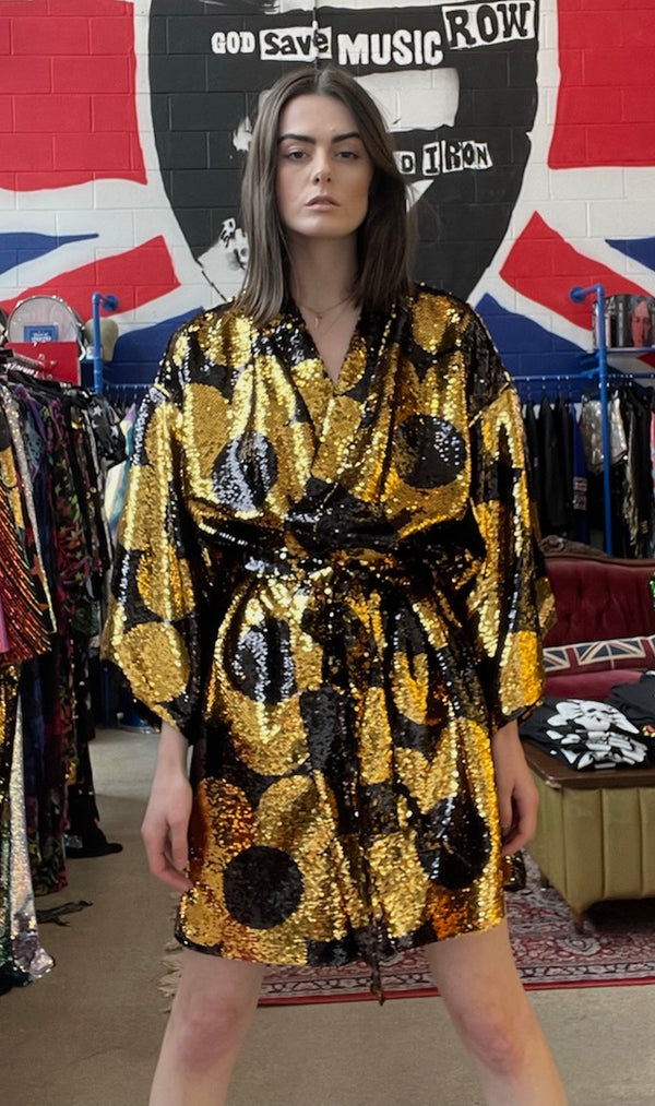 Any Old Iron Golden Quant Kimono