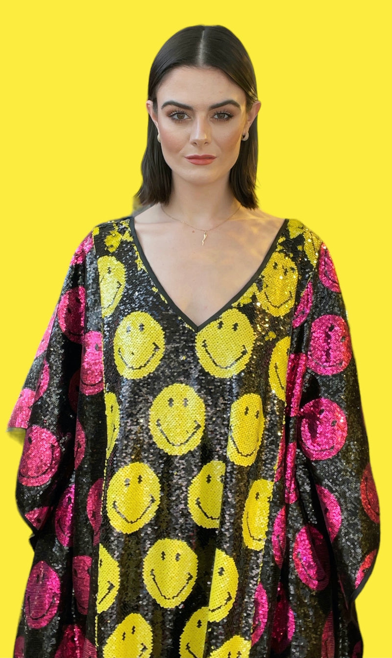 Any Old Iron x Smiley Stacked Smiles Kaftan