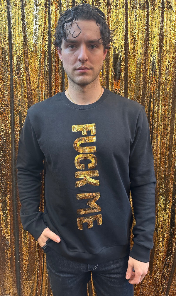 Any Old Iron - Sudadera para hombre con texto en inglés "Fuck Me Sideways"