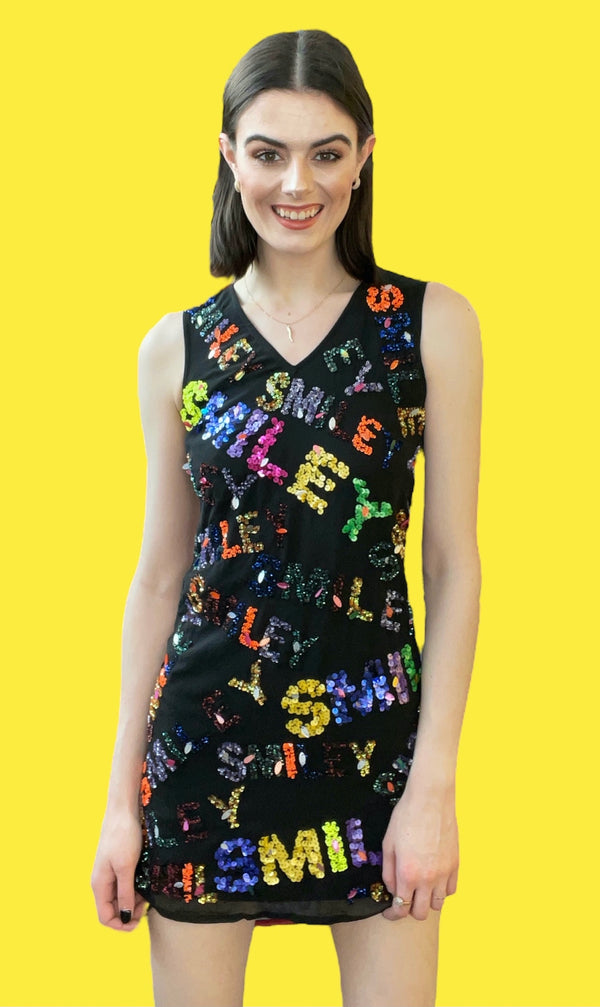 Any Old Iron x Smiley Beaded Dress