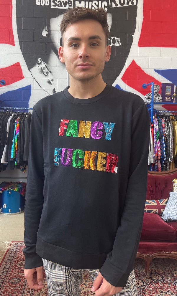 Any Old Iron Men’s Fancy Fucker Sweatshirt