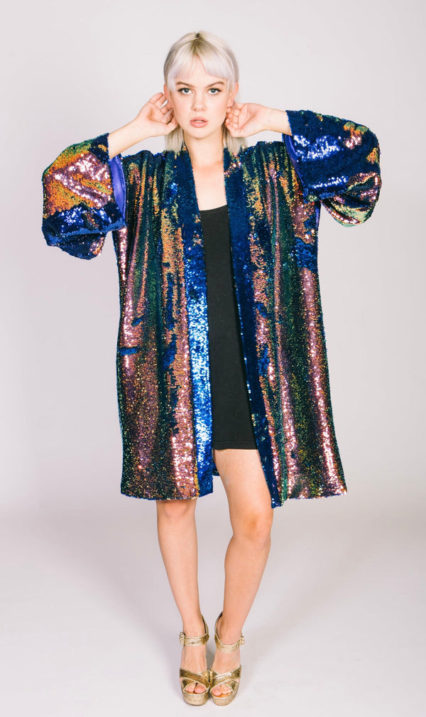 Any Old Iron Oil Slick Kimono