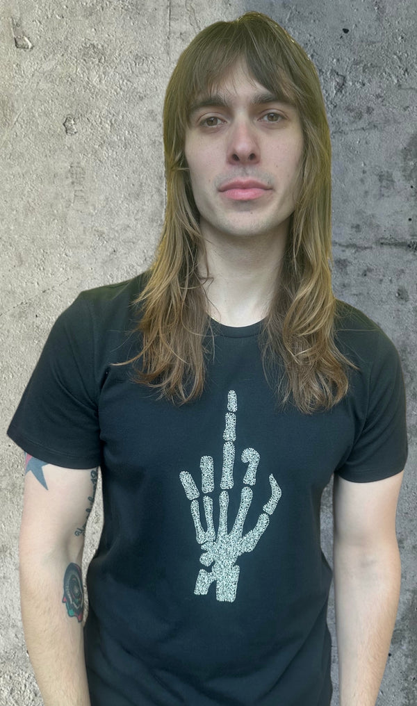 Any Old Iron Men's Skull Finger T-Shirt