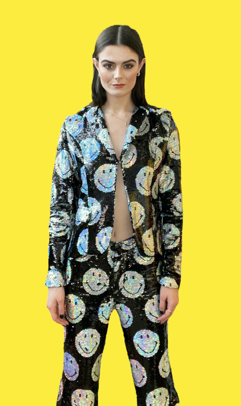 Any Old Iron x Smiley Iridescent Blazer Jacket