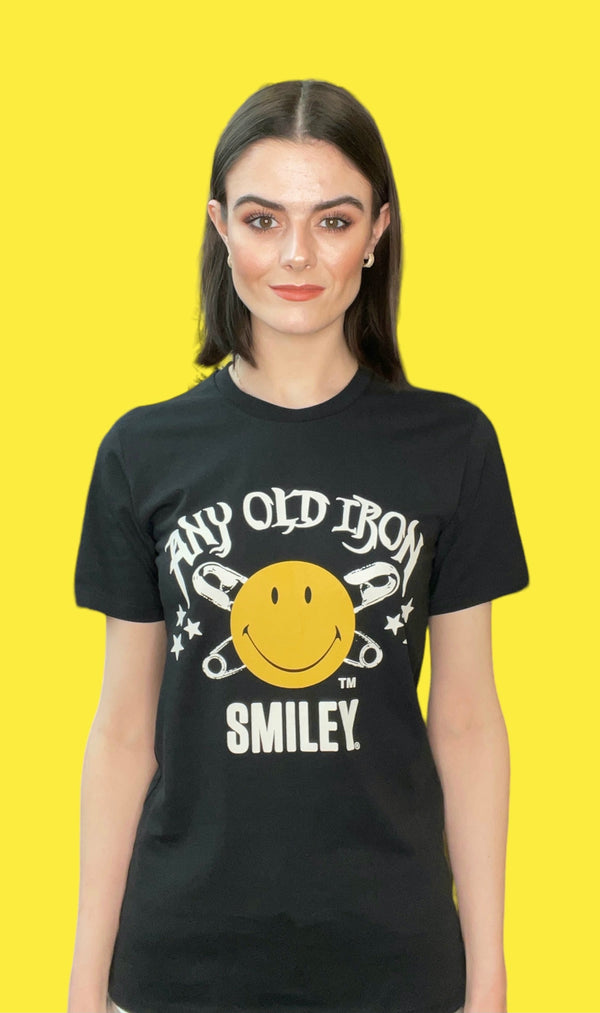 Camiseta con el logotipo de Any Old Iron x Smiley