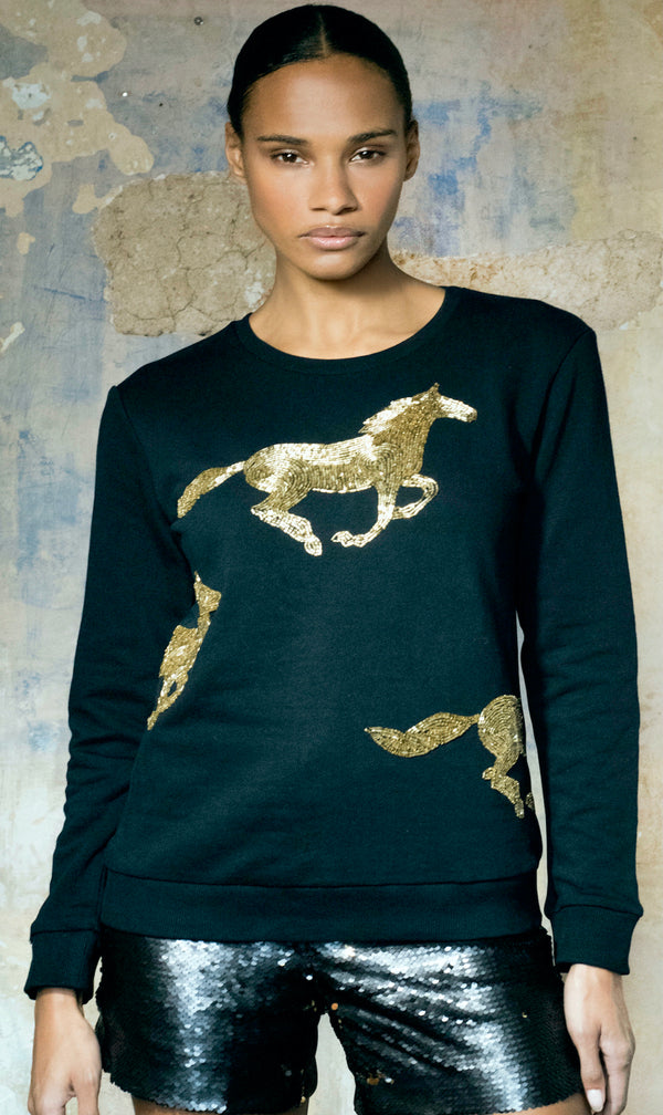 Any Old Iron Horsey Horsey Sweatshirt