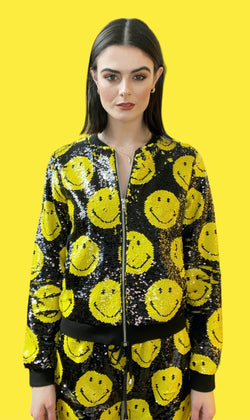 Chaqueta bomber Any Old Iron x Smiley