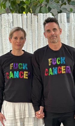 Any Old Iron Men's Fuck Cancer Sweatshirt