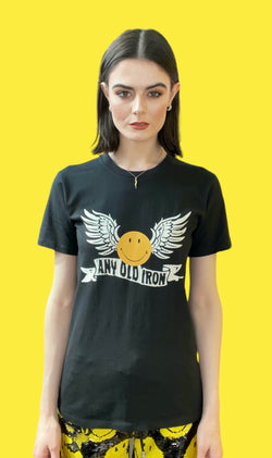 Camiseta Any Old Iron x Smiley Wings