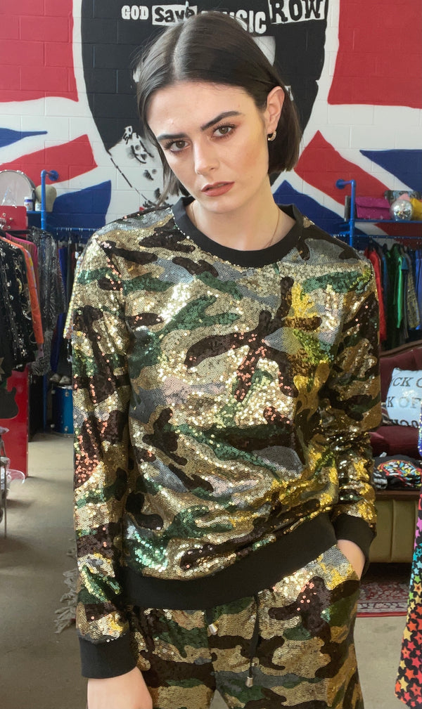 Any Old Iron Camo Sweatshirt