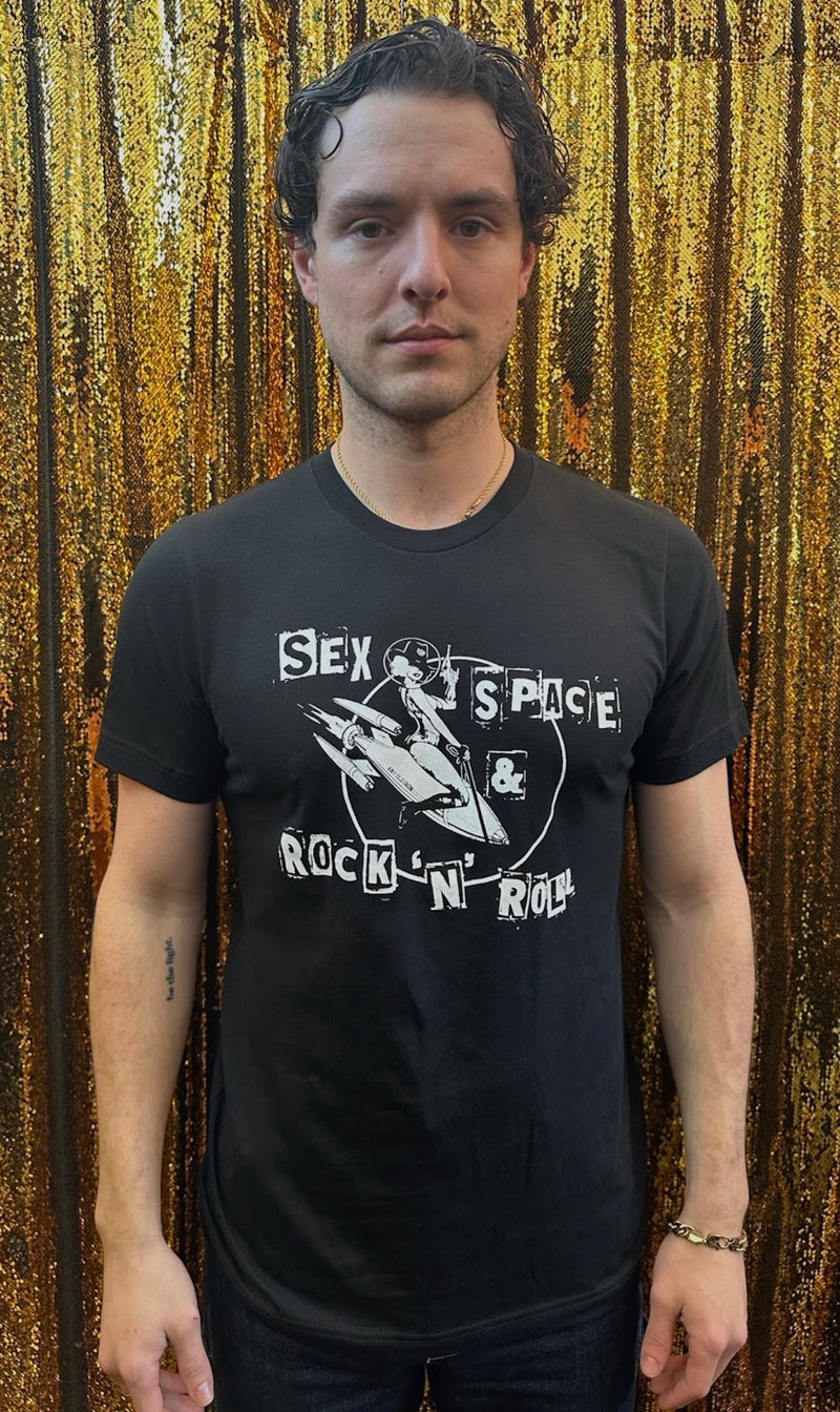 Any Old Iron Camiseta para hombre Sex Space &amp; Rock N' Roll