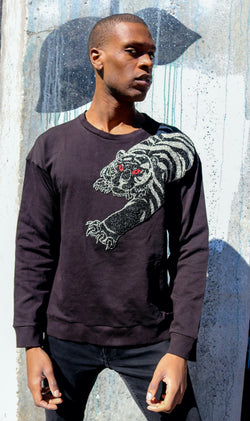 Any Old Iron Mens Tiger Sweatshirt