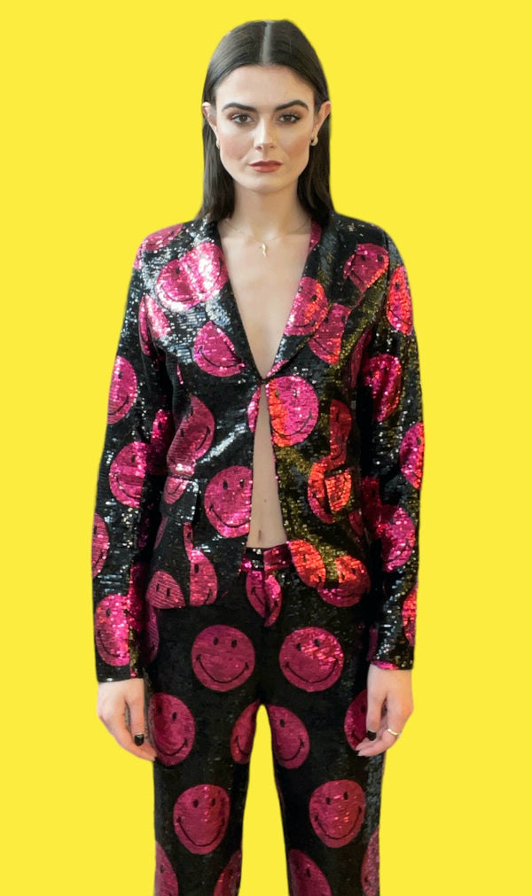 Any Old Iron x Smiley Pink Blazer Jacket