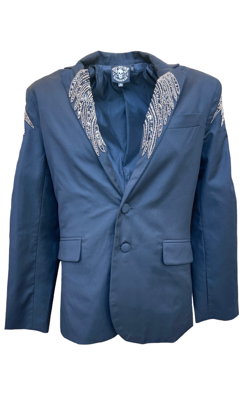 Any Old Iron Men's Beady Eagle Blazer Jacket