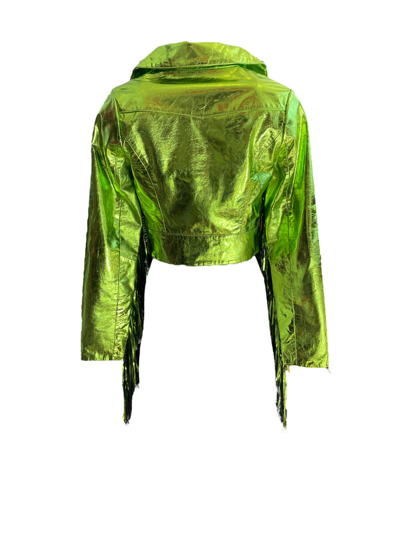 Any Old Iron Green Machine Moto Jacket