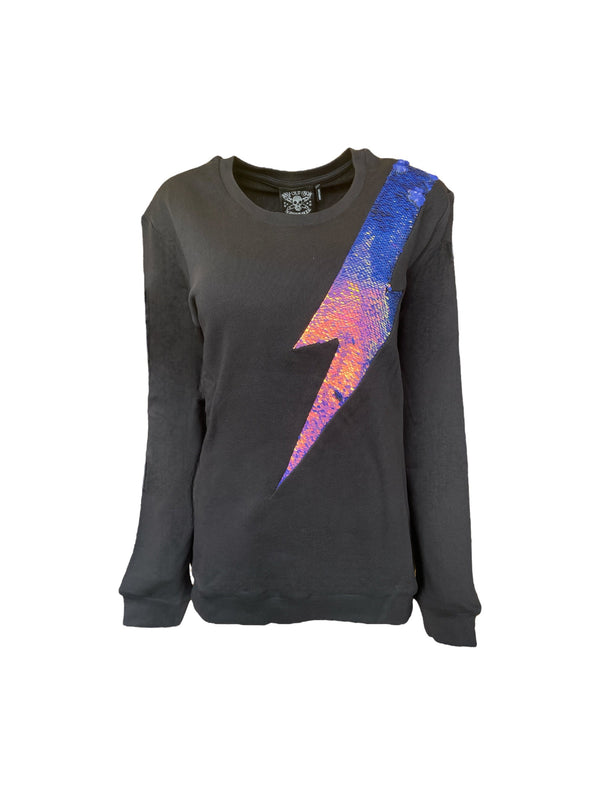 Any Old Iron Men's Oil Slick Lightning Sweatshirt