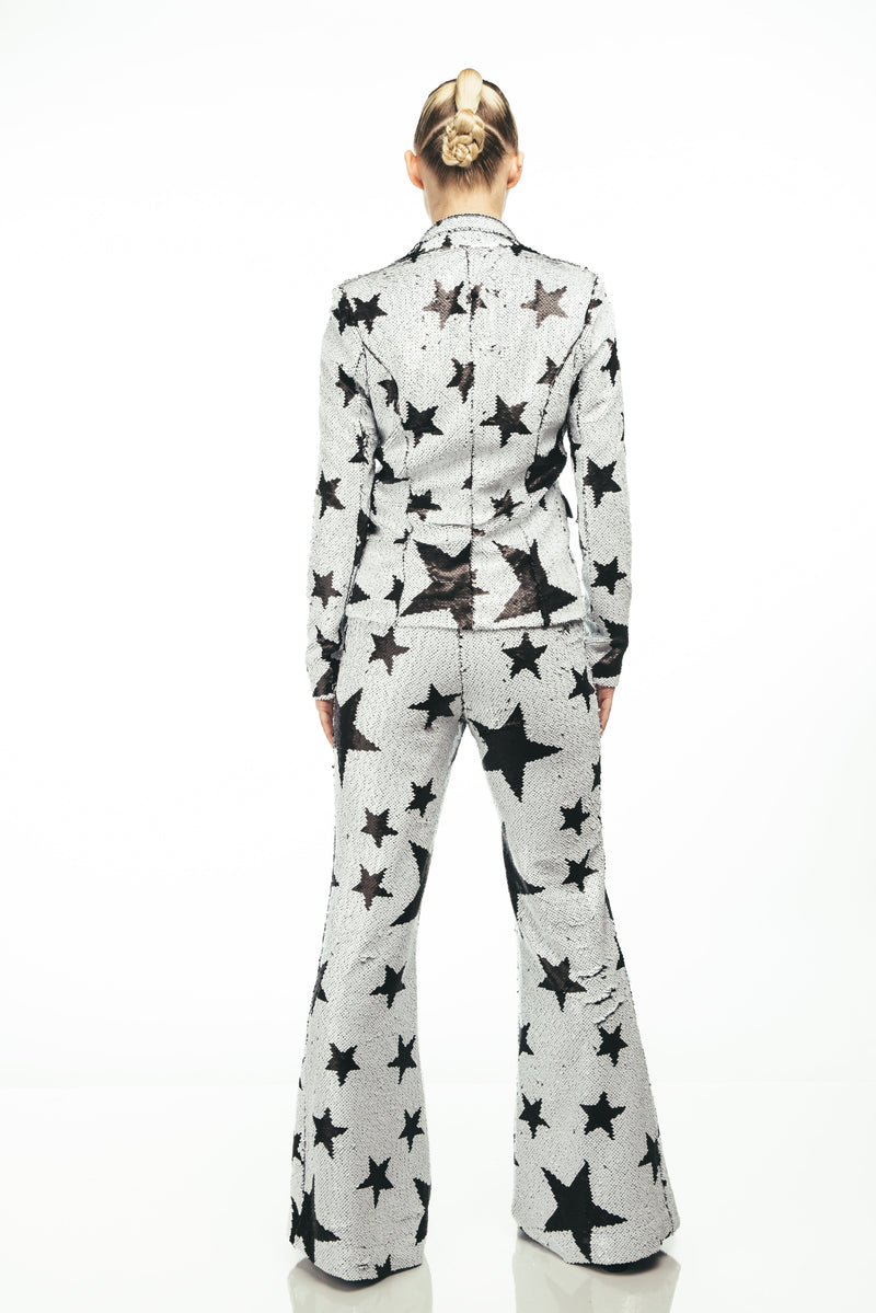 Any Old Iron Sparkle Star White Suit