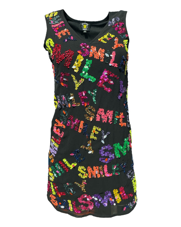 Vestido con cuentas Any Old Iron x Smiley