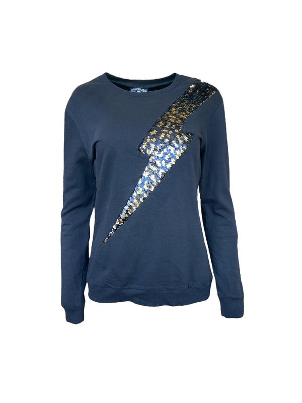 Sudadera con relámpago de leopardo dorado de Any Old Iron