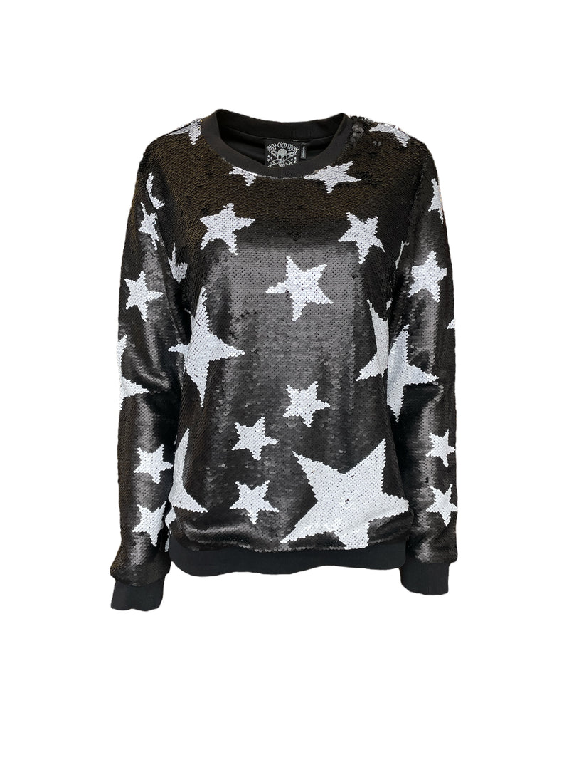 Any Old Iron Sparkle Star Sweatshirt