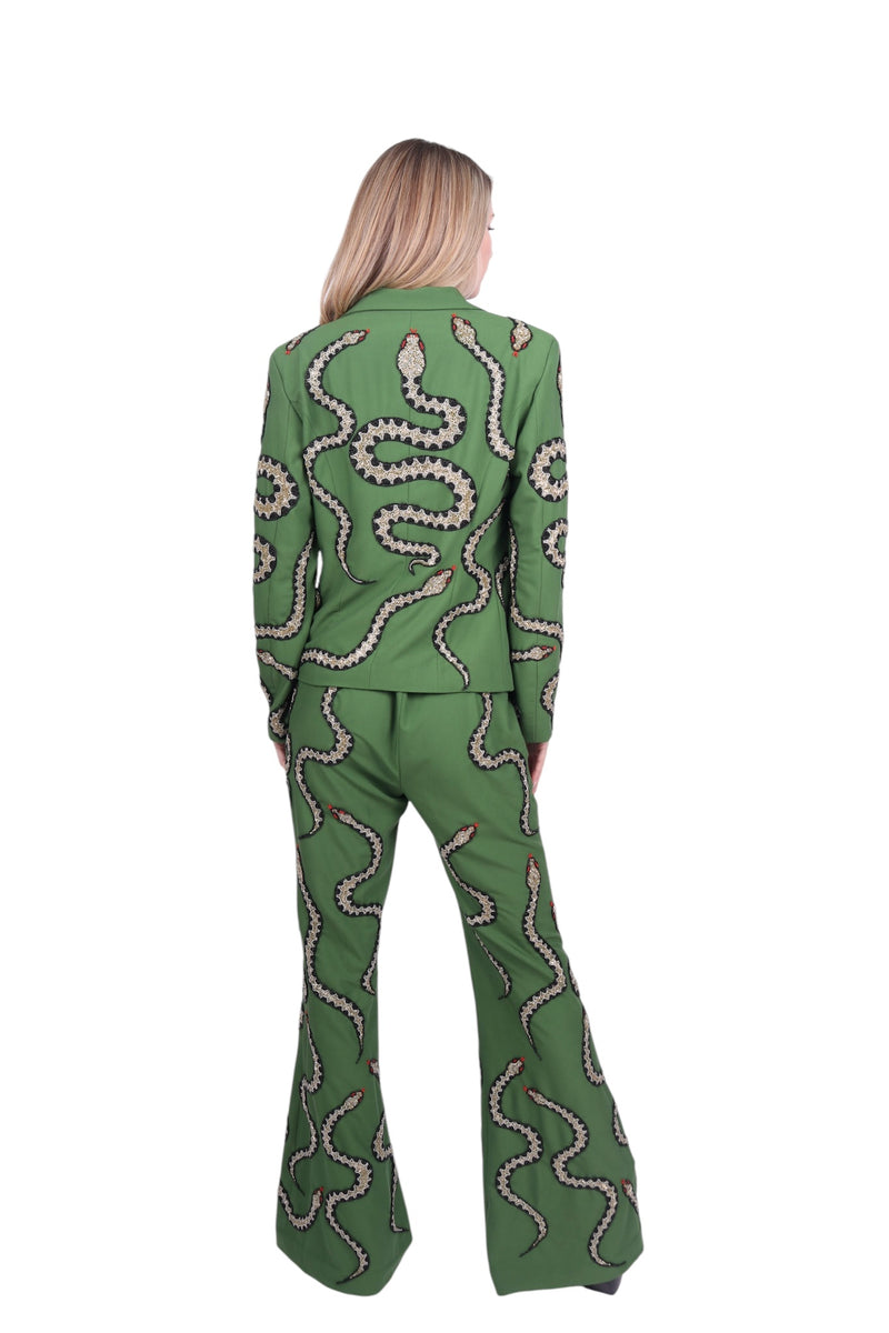 Any Old Iron Green Snaketacular Suit