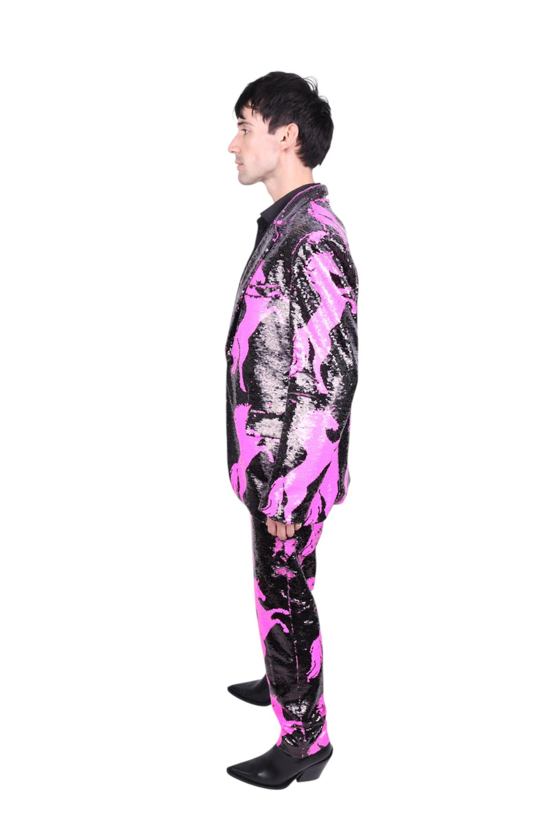 Any Old Iron Men's Pink Horse Suit