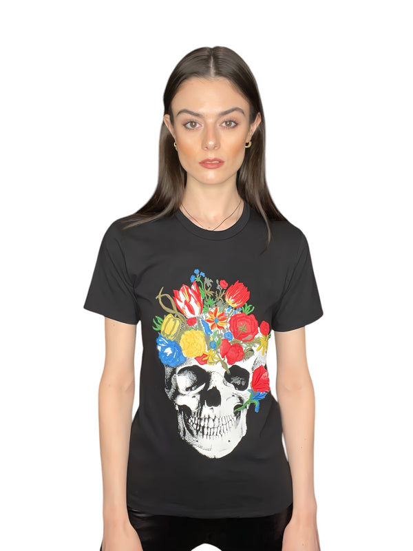 Any Old Iron Skull Bouquet T-Shirt