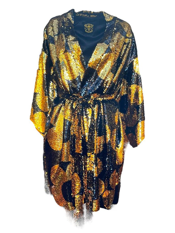 Any Old Iron Golden Quant Kimono