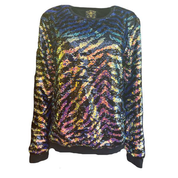 Any Old Iron Zebra Sweatshirt