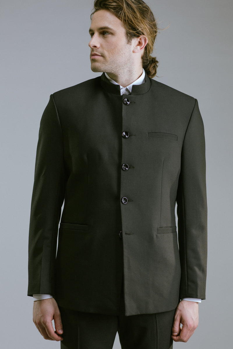 Buy Georgette Jacket Style Anarkali Suit in Cream and Maroon Online :  211397 - Salwar Kameez